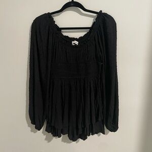 Urban outfitters short black romper(looks like a mini dress